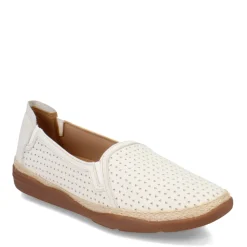 Clarks Slip-On Shoes|Women's , Elaina Ruby Slip-On White