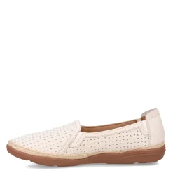 Clarks Slip-On Shoes|Women's , Elaina Ruby Slip-On White