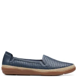 Clarks Slip-On Shoes|Women's , Elaina Ruby Slip-On Navy