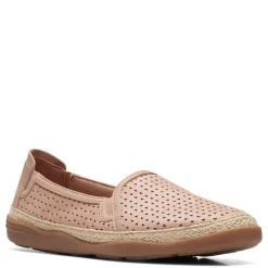 Clarks Loafers|Women's , Elaina Ruby Slip-On Warm Beige
