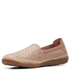 Clarks Loafers|Women's , Elaina Ruby Slip-On Warm Beige