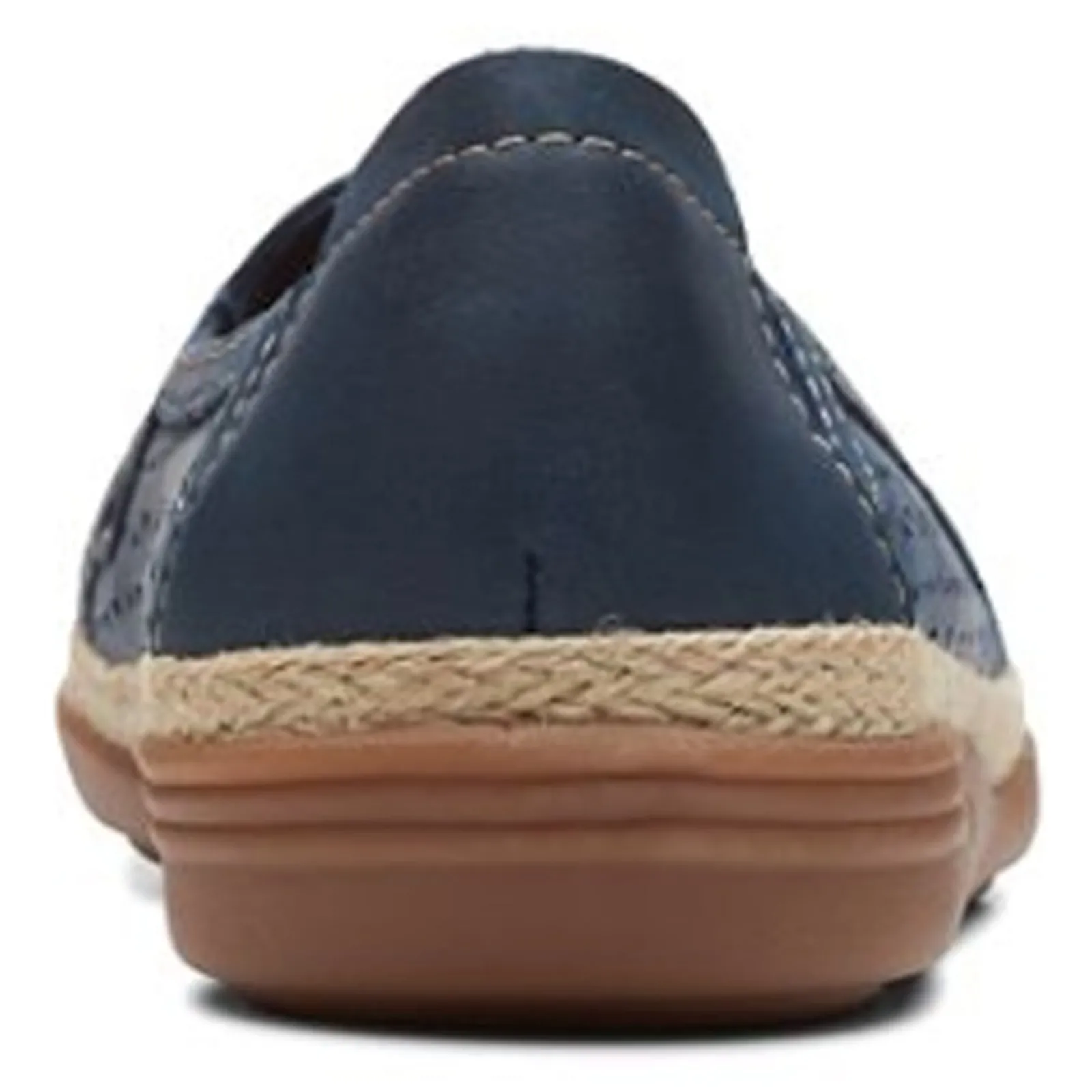 Clarks Flats|Women's , Elaina Ruby Slip-On Navy