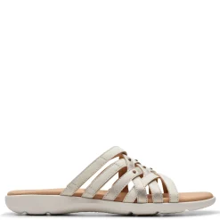 Clarks Sandals|Women's , Elizabelle Rio Sandal Off White
