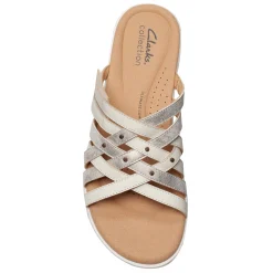 Clarks Sandals|Women's , Elizabelle Rio Sandal Off White