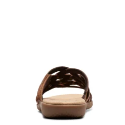 Clarks Sandals|Women's , Elizabelle Rio Sandal Brown Mix