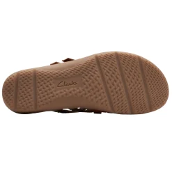 Clarks Sandals|Women's , Elizabelle Rio Sandal Brown Mix