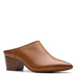 Clarks Pumps & Heels|Women's , Ellanie Pace Mule Tan