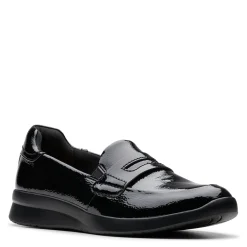 Clarks Loafers|Women's , Ellowyn Penny Loafer Black