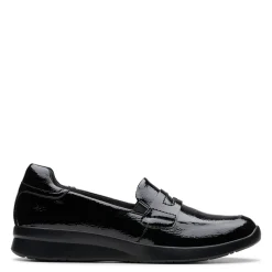 Clarks Loafers|Women's , Ellowyn Penny Loafer Black