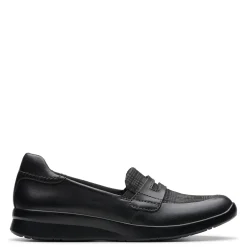 Clarks Loafers|Women's , Ellowyn Penny Loafer Black