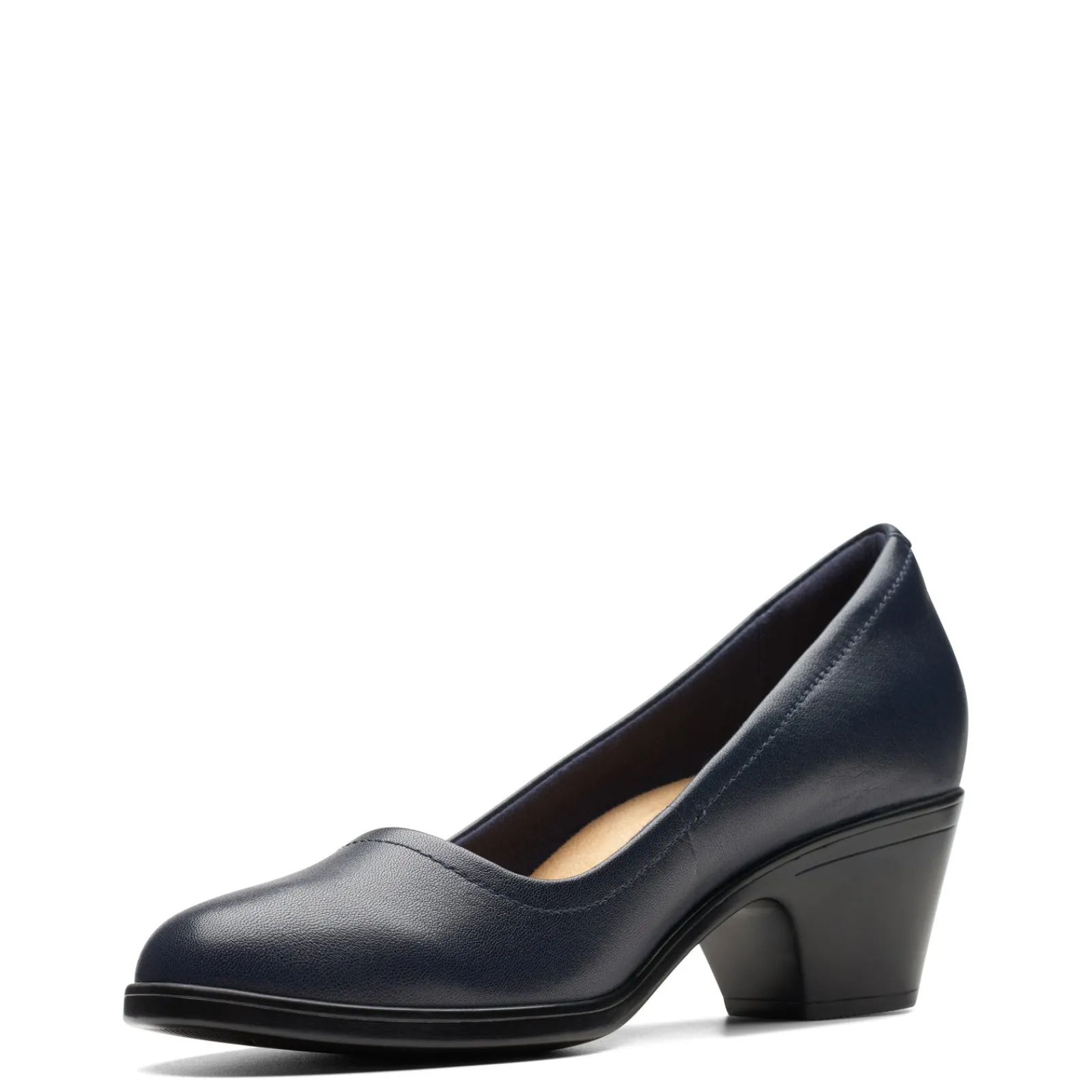Clarks Pumps & Heels|Women's , Emily 2 Ruby Pump Navy