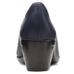 Clarks Pumps & Heels|Women's , Emily Belle Pump Navy