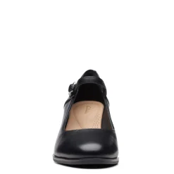 Clarks Pumps & Heels|Women's , Freva 55 Strap Pump Black