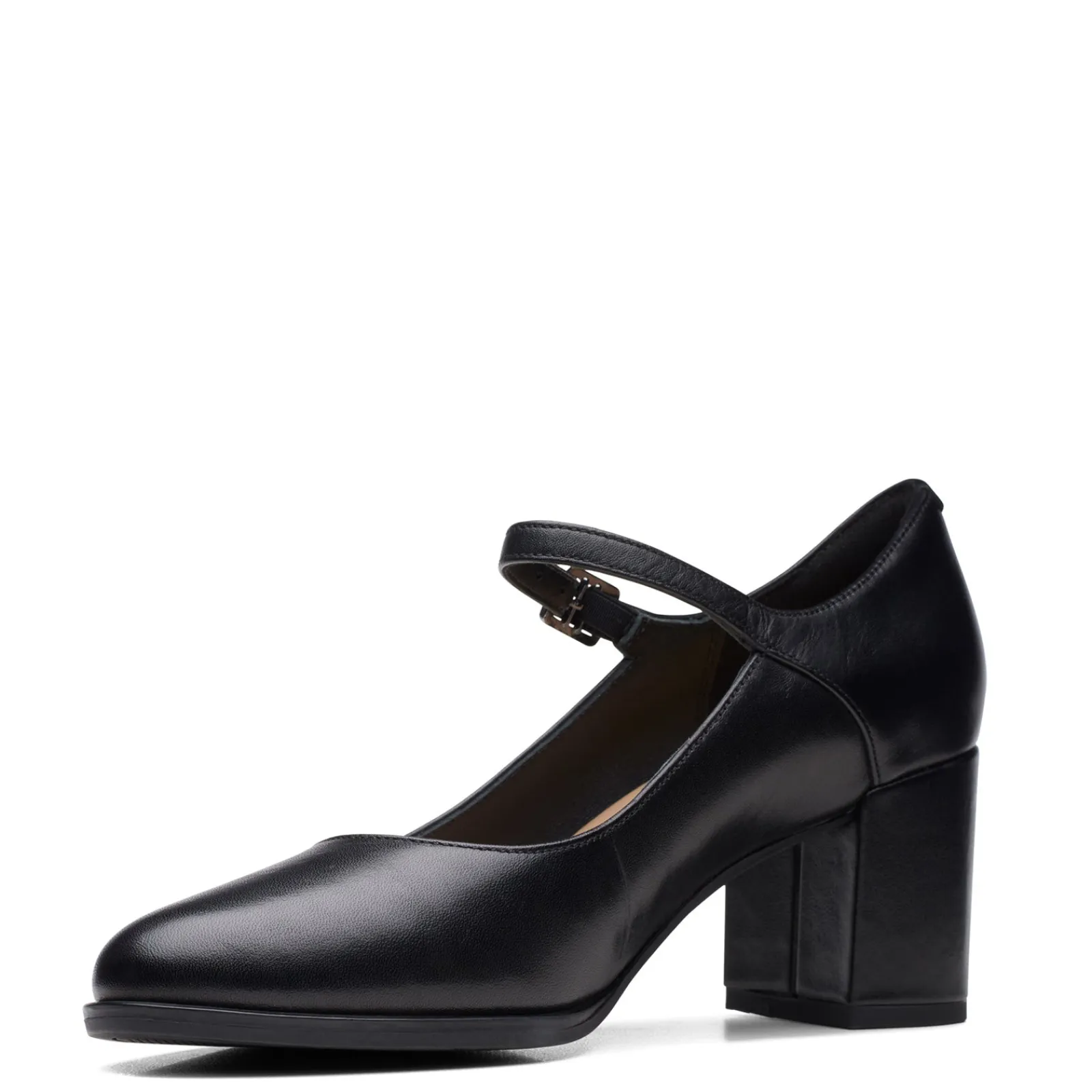Clarks Pumps & Heels|Women's , Freva 55 Strap Pump Black