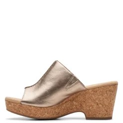 Clarks Sandals|Women's , Giselle Orchid Sandal Pewter