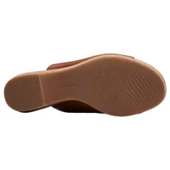 Clarks Wedges|Women's , Giselle Orchid Sandal Tan