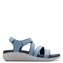 Clarks Sandals|Women's , Glide Hi Ella Sandal Denim