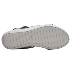 Clarks Sandals|Women's , Glide Hi Ella Sandal Denim