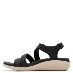 Clarks Sandals|Women's , Glide Hi Ella Sandal Black