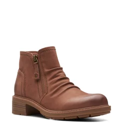 Clarks Boots|Women's , Hearth Dove Boot Tan