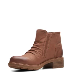 Clarks Boots|Women's , Hearth Dove Boot Tan