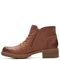 Clarks Boots|Women's , Hearth Dove Boot Tan