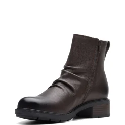 Clarks Boots|Women's , Hearth Rose Boot Brown