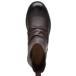 Clarks Boots|Women's , Hearth Rose Boot Brown