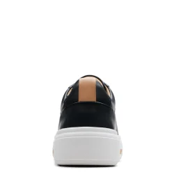 Clarks Sneakers & Athletic|Women's , Hollyhock Walk Sneaker Black Leather