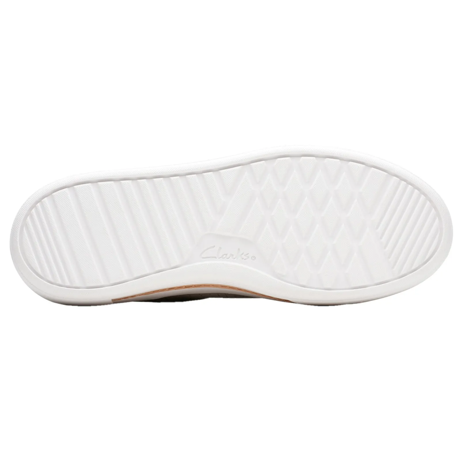 Clarks Sneakers & Athletic|Women's , Hollyhock Walk Sneaker Stone Interest Leather