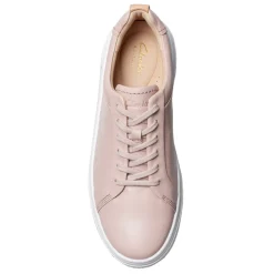 Clarks Sneakers & Athletic|Women's , Hollyhock Walk Sneaker Rose Leather
