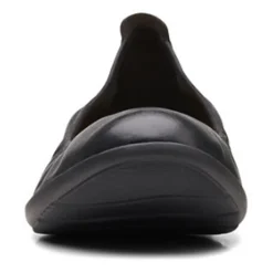 Clarks Flats|Women's , Jenette Ease Flat Black Solid