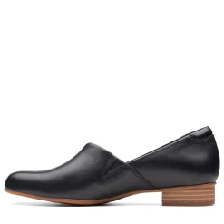 Clarks Loafers|Women's , Juliet Palm Slip-On Black