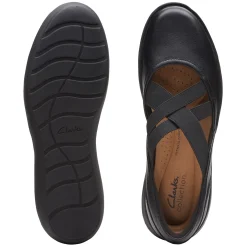 Clarks Slip-On Shoes|Women's , Kayleigh Cove Slip-On Black