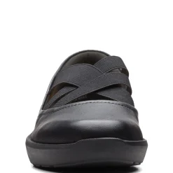 Clarks Flats|Women's , Kayleigh Cove Slip-On Black
