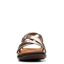 Clarks Sandals|Women's , Kitly Go Sandal Metallic