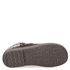 Clarks Slip-On Shoes|Women's , Knit Collar Slipper Brown