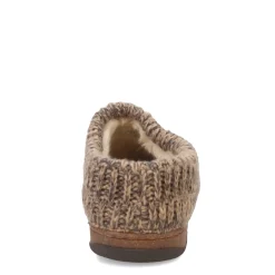 Clarks Slippers|Women's , Knit Collar Slipper Clog Taupe