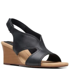 Clarks Sandals|Women's , Kyarra Aster Sandal Black