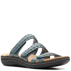 Clarks Sandals|Women's , Laurieann Cove Sandal Blue Gray