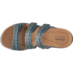 Clarks Sandals|Women's , Laurieann Cove Sandal Blue Gray