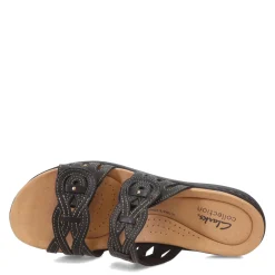 Clarks Sandals|Women's , Laurieann Dusk Sandal Black