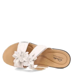 Clarks Sandals|Women's , Laurieann Mist Sandal White