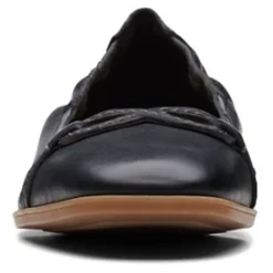 Clarks Flats|Women's , Lyrical Rhyme Flat Black
