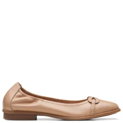 Clarks Flats|Women's , Lyrical Rhyme Flat Beige
