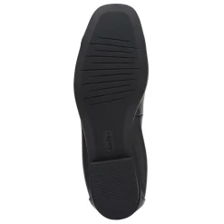 Clarks Slip-On Shoes|Women's , Lyrical Sky Flat Black
