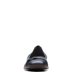 Clarks Slip-On Shoes|Women's , Lyrical Sky Flat Navy