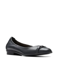Clarks Flats|Women's , Lyrical Sky Flat Black
