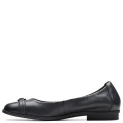 Clarks Flats|Women's , Lyrical Sky Flat Black