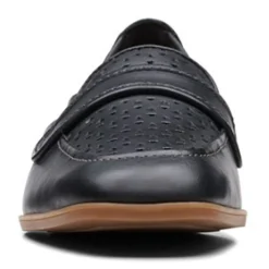 Clarks Flats|Women's , Lyrical Way Loafer Black